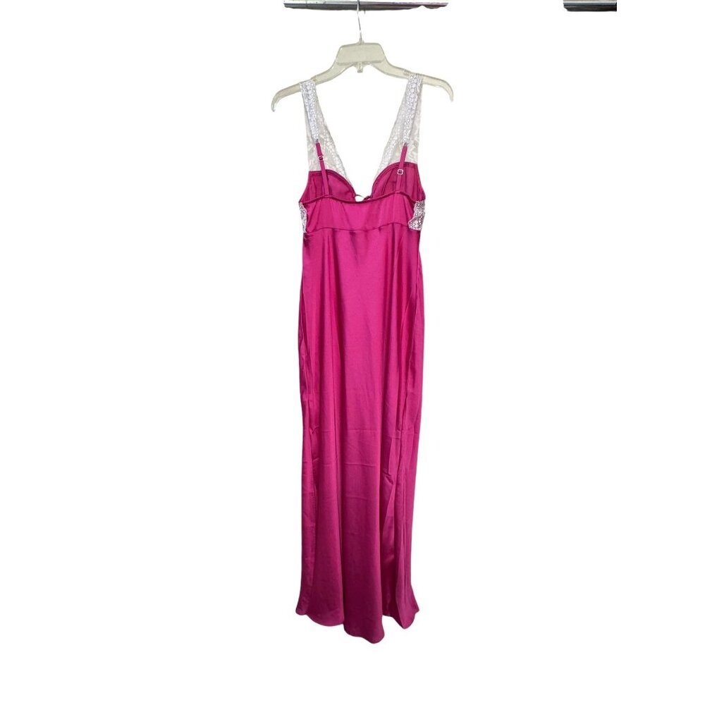 Free People Intimately COUNTRYSIDE Satin Lace Maxi Slip Dress - Picture 9 of 12
